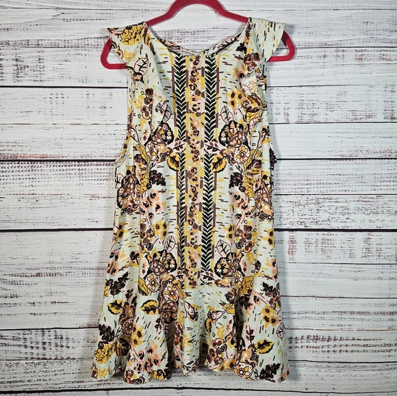 Free People floral tunic mini dress - Picture 2 of 12